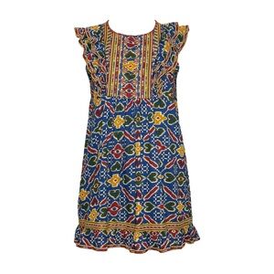 Sezane Colorful Floral Mini Dress